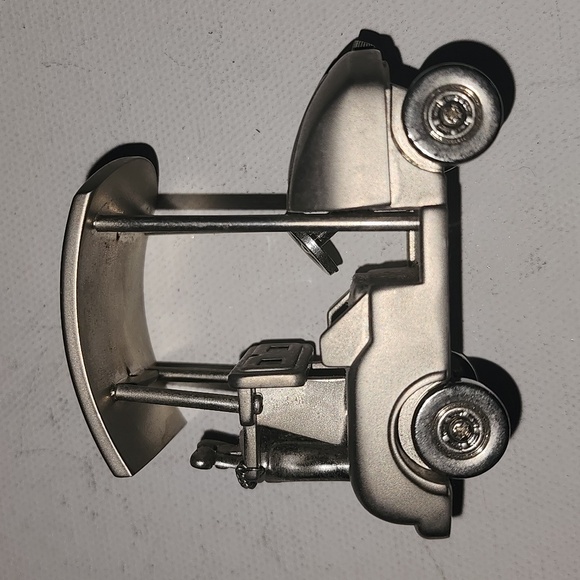 Golf Cart Collectible mini clock Stainless steel moveable wheels needs battery - Picture 4 of 6